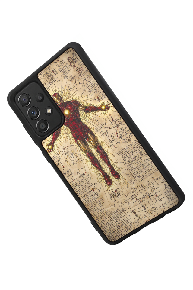 Samsung Galaxy A72 Uyumlu Iron Man ( Demir Adam ) Tasarımlı Glossy Premium Kılıf