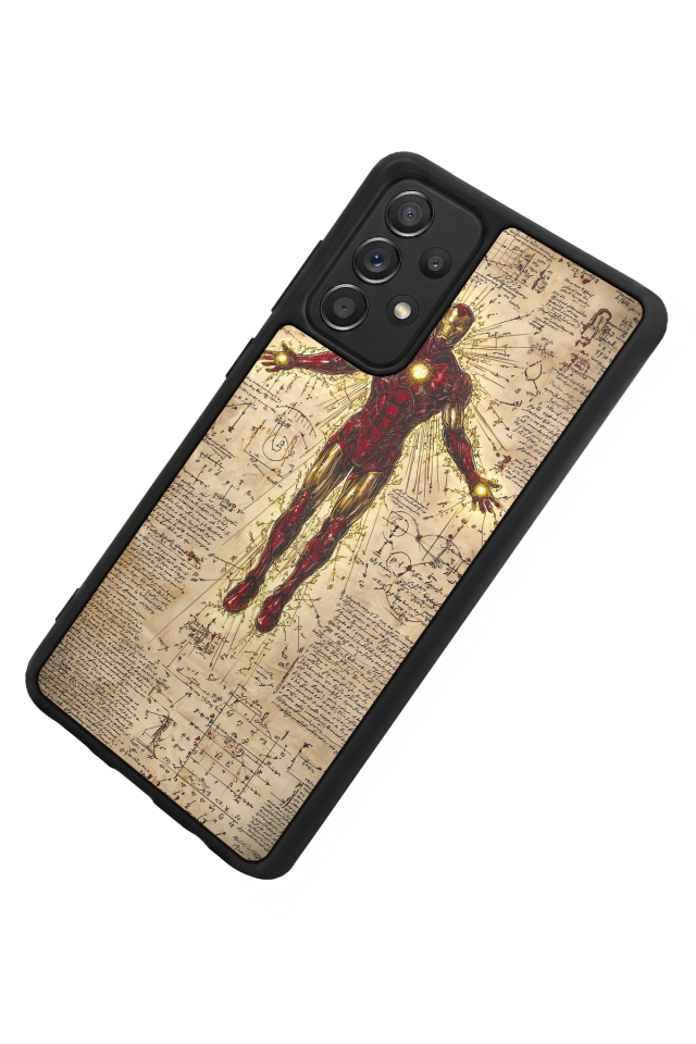 Samsung Galaxy A72 Uyumlu Iron Man ( Demir Adam ) Tasarımlı Glossy Premium Kılıf