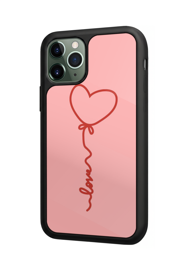 iPhone 11 Pro Uyumlu Kalp Love Tasarımlı Glossy Premium Kılıf
