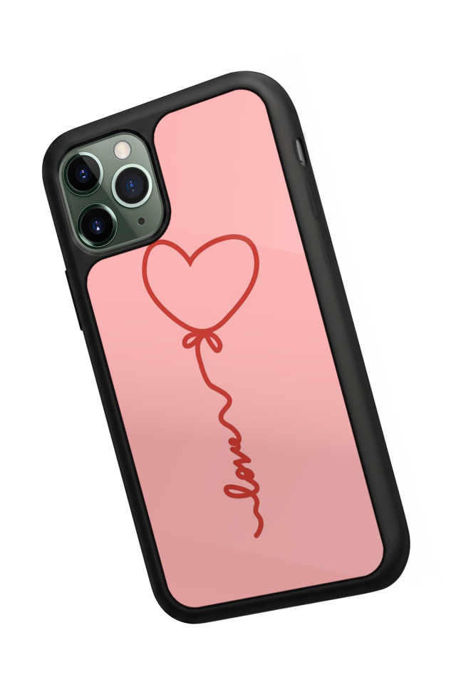 iPhone 11 Pro Uyumlu Kalp Love Tasarımlı Glossy Premium Kılıf