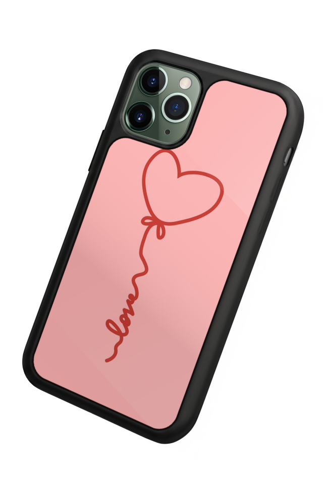 iPhone 11 Pro Uyumlu Kalp Love Tasarımlı Glossy Premium Kılıf