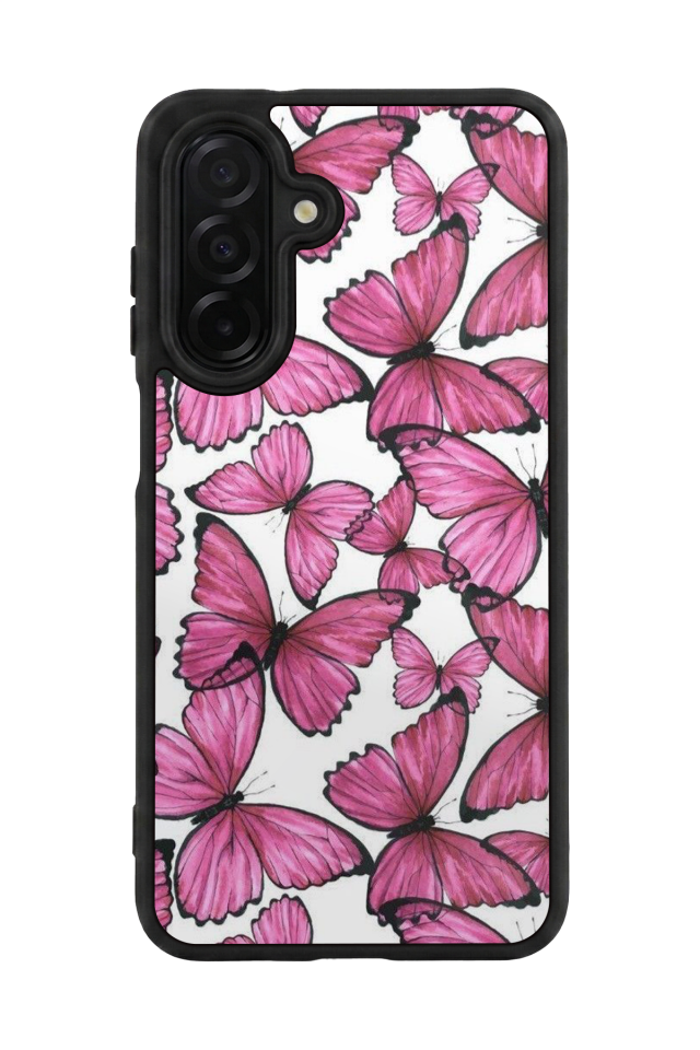 Samsung Galaxy A26 Uyumlu Kelebek Tasarımlı Glossy Premium Kılıf