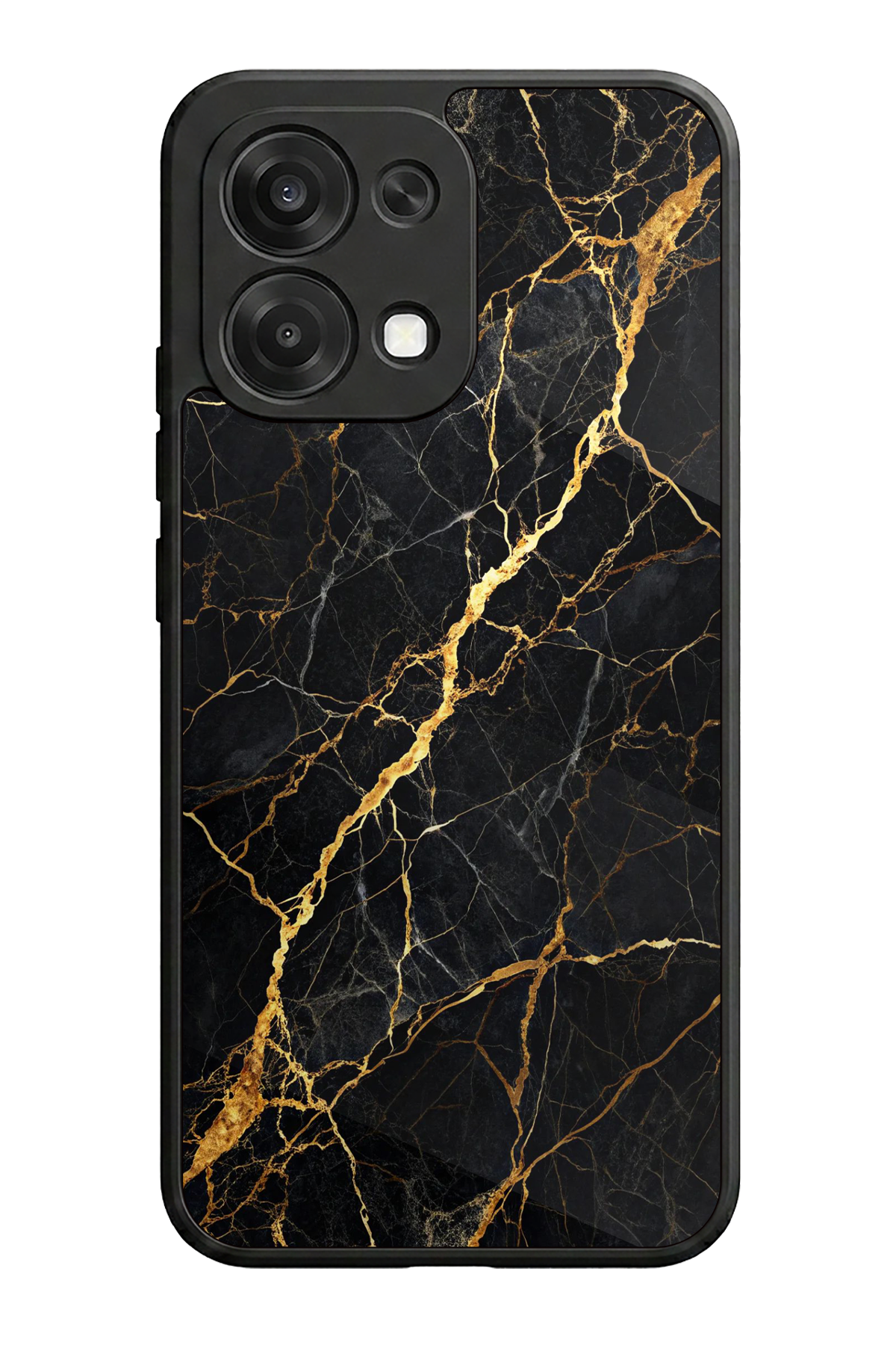 Oppo A6 Pro Uyumlu Mermer Marble Tasarımlı Glossy Premium Kılıf