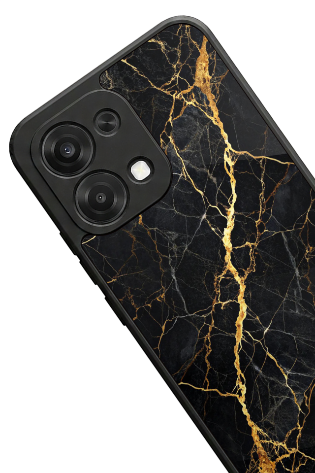 Oppo A6 Pro Uyumlu Mermer Marble Tasarımlı Glossy Premium Kılıf