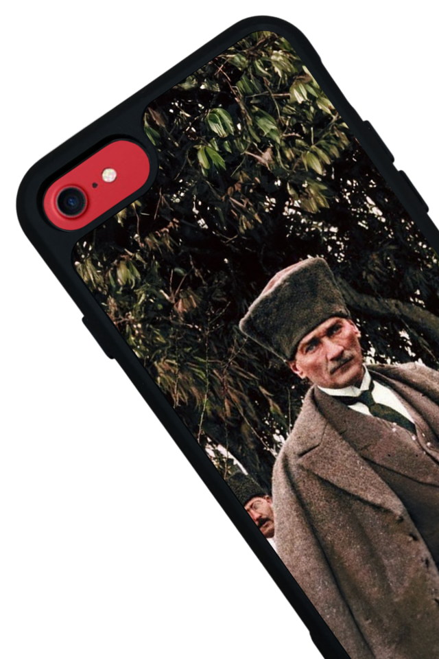iPhone 8 Uyumlu Mustafa Kemal Ataturk Tasarımlı Glossy Premium Kılıf