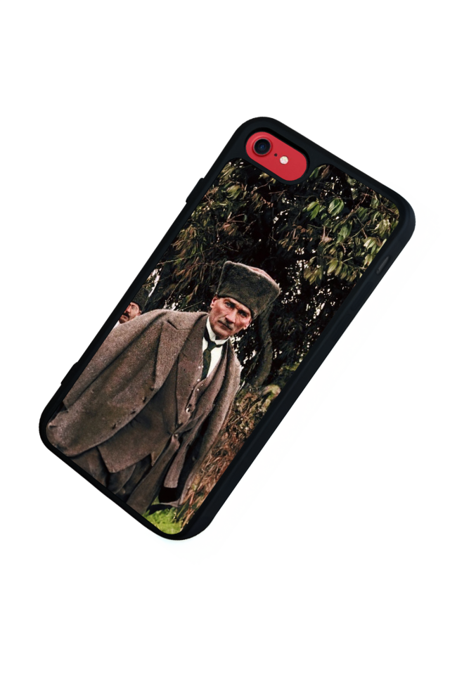 iPhone 8 Uyumlu Mustafa Kemal Ataturk Tasarımlı Glossy Premium Kılıf