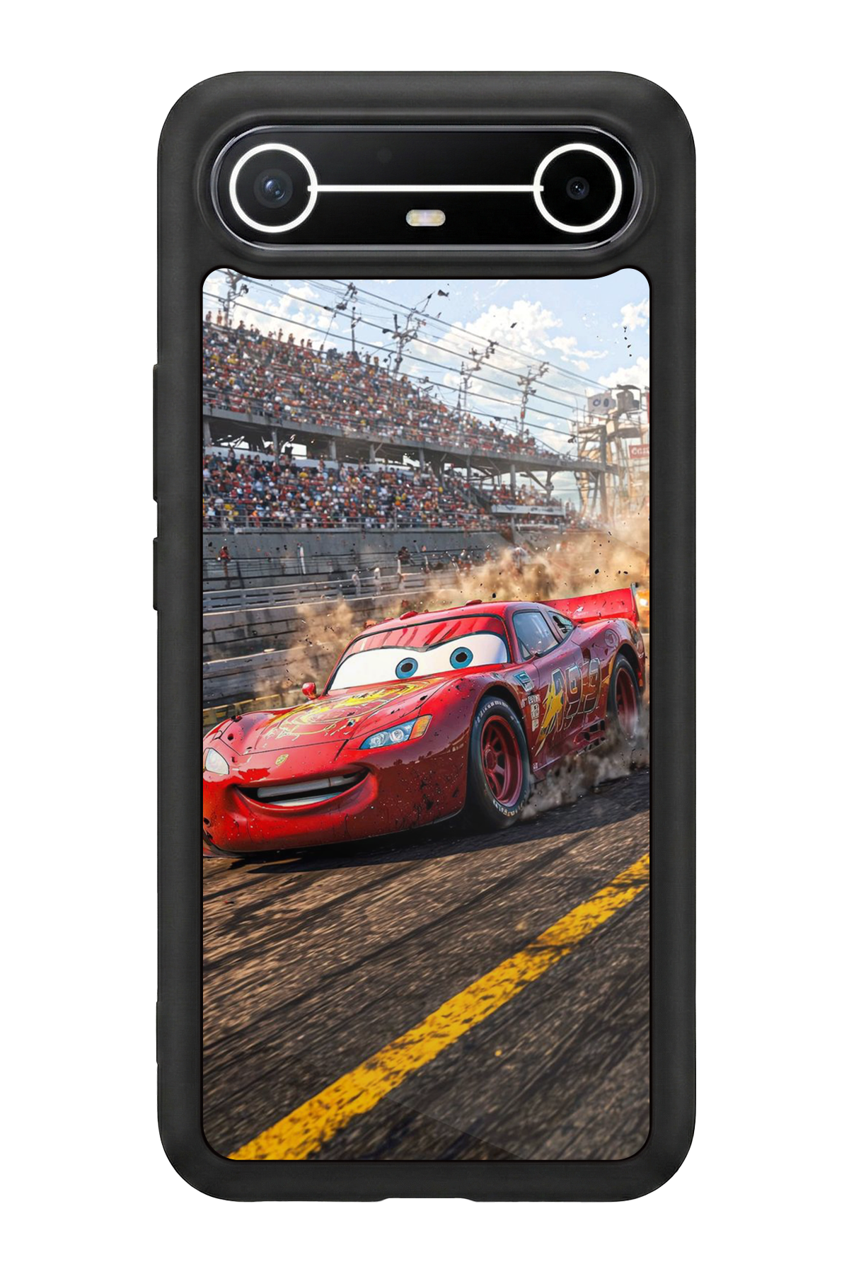 Tecno Spark Slim 5G Uyumlu Şimsek McQueen Tasarımlı Glossy Premium Kılıf