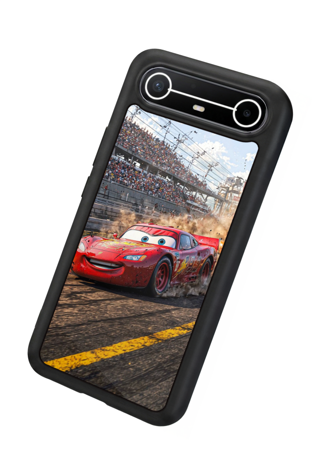 Tecno Spark Slim 5G Uyumlu Şimsek McQueen Tasarımlı Glossy Premium Kılıf