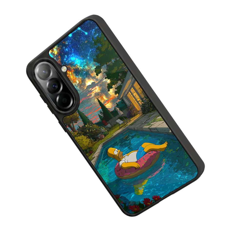 Samsung Galaxy A37 Uyumlu The Simpsons Tasarımlı Glossy Premium Kılıf