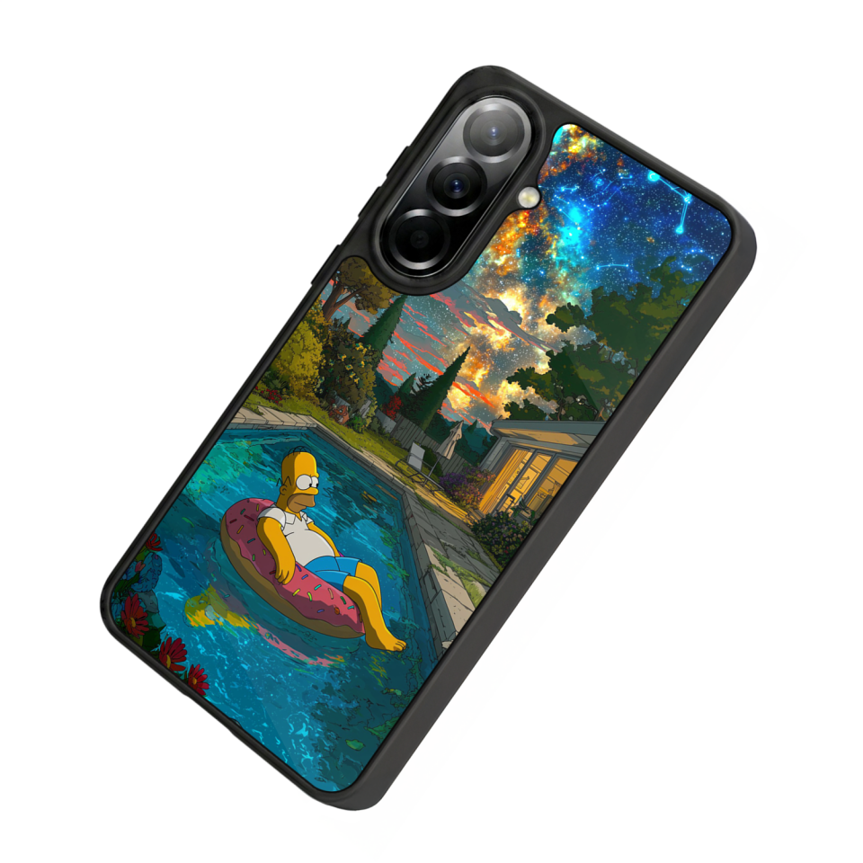 Samsung Galaxy A37 Uyumlu The Simpsons Tasarımlı Glossy Premium Kılıf