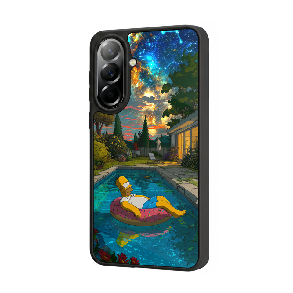 Samsung Galaxy A37 Uyumlu The Simpsons Tasarımlı Glossy Premium Kılıf