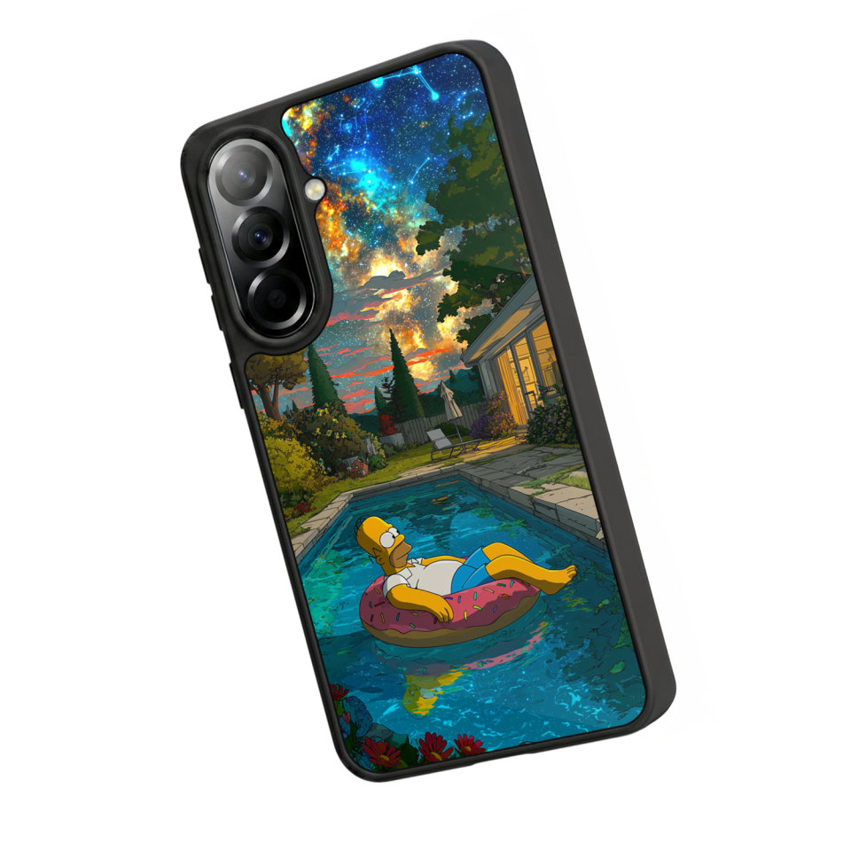Samsung Galaxy A37 Uyumlu The Simpsons Tasarımlı Glossy Premium Kılıf