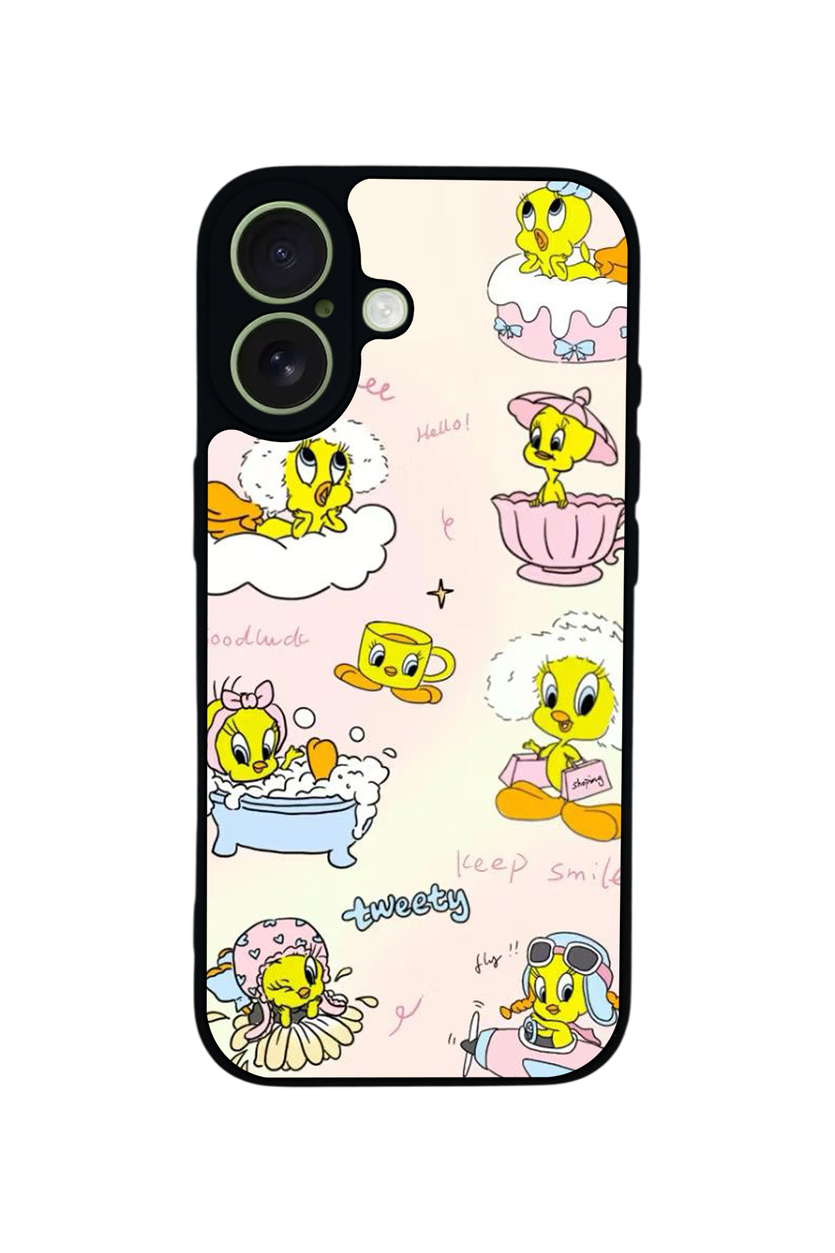iPhone 17 Uyumlu Tweety Tasarımlı Glossy Premium Kılıf