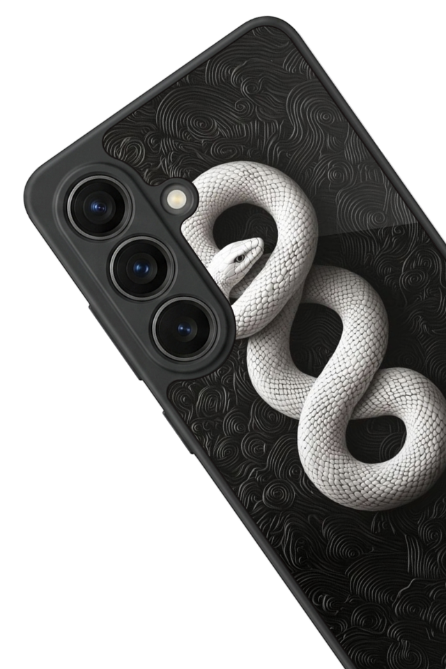 Samsung Galaxy S26 Uyumlu Yılan Tasarımlı Glossy Premium Kılıf