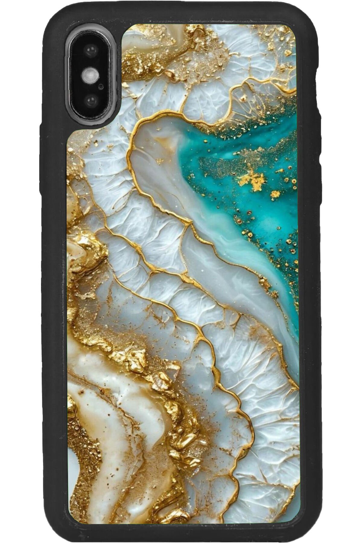 iPhone XS Max Uyumlu Mat Siyah uyumlu Kılıf – Yumuşak Silikon, Koruyucu, Şok Emici Kapak