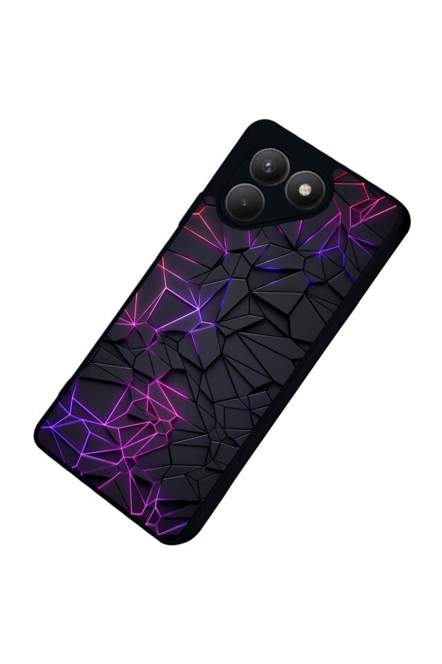 Tecno Pova 7 Mat Uyumlu Siyah Kılıf – Yumuşak Silikon, Koruyucu, Şok Emici Kapak