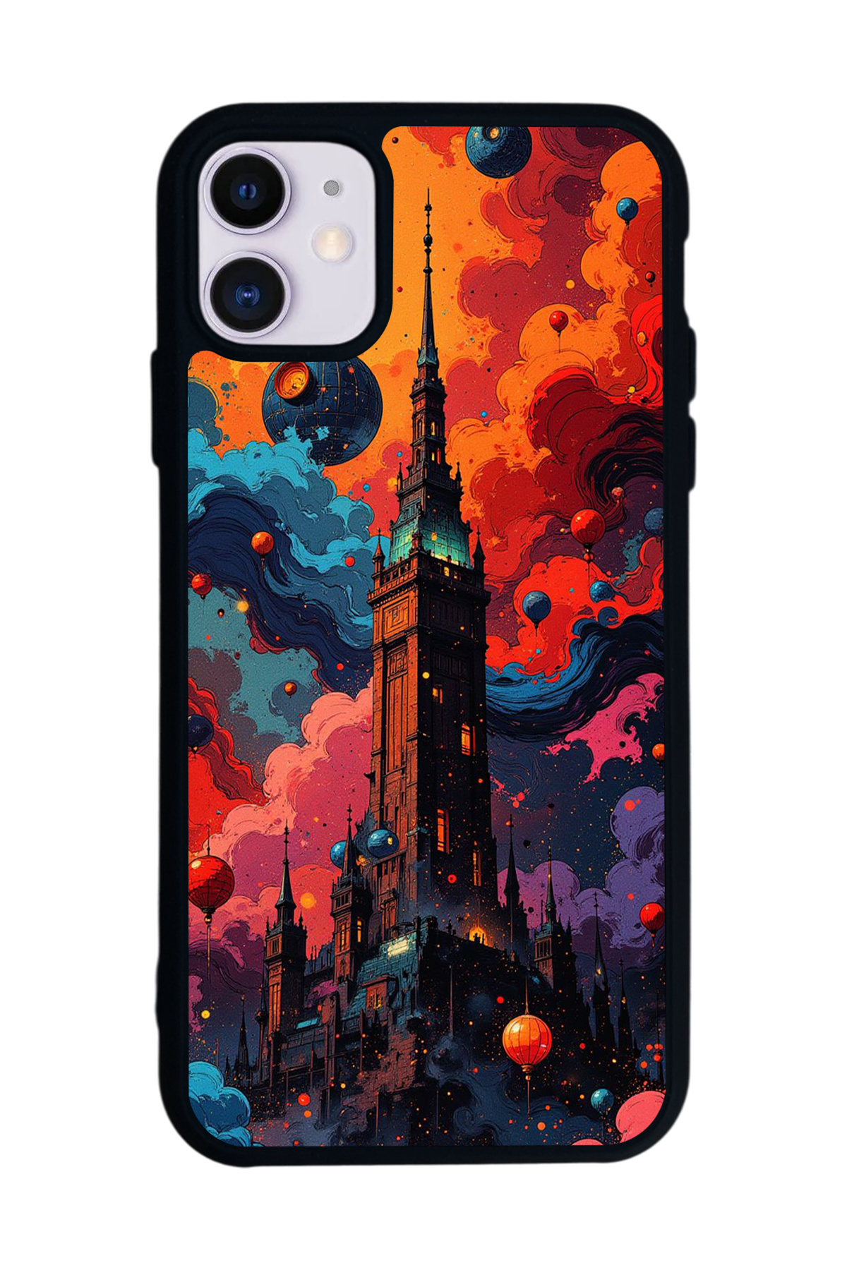 iPhone 11 Uyumlu Abstract Tasarımlı Glossy Premium Kılıf