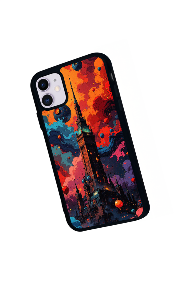 iPhone 11 Uyumlu Abstract Tasarımlı Glossy Premium Kılıf
