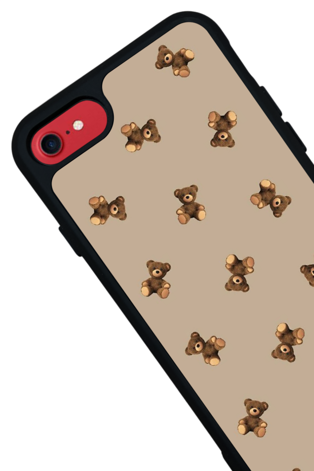 iPhone SE Uyumlu Ayı Tasarımlı Glossy Premium Kılıf