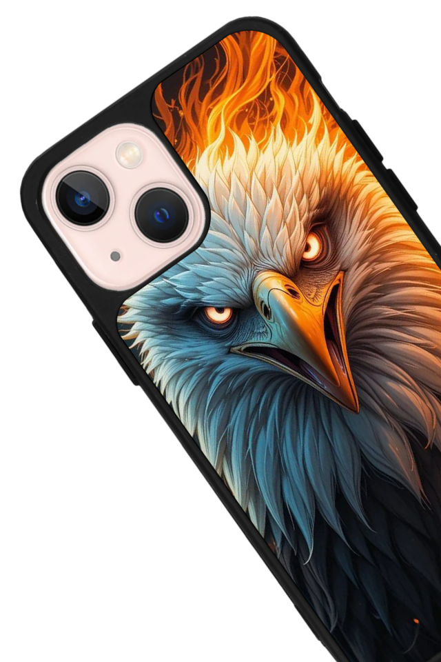 iPhone 15 Uyumlu Besiktas Tasarımlı Glossy Premium Kılıf