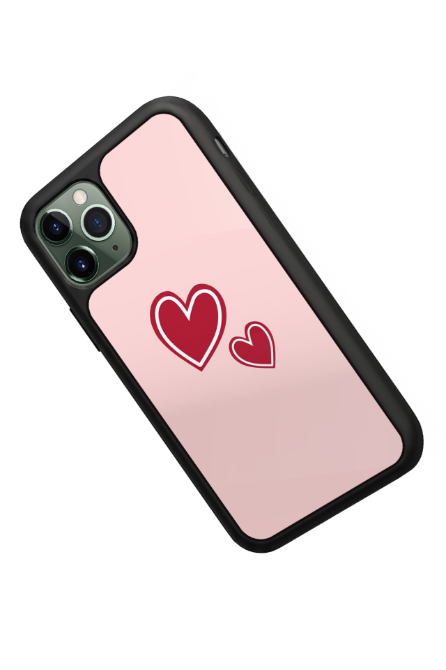 iPhone 11 Pro Uyumlu Kalp Love Tasarımlı Glossy Premium Kılıf