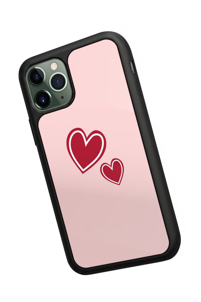 iPhone 11 Pro Uyumlu Kalp Love Tasarımlı Glossy Premium Kılıf