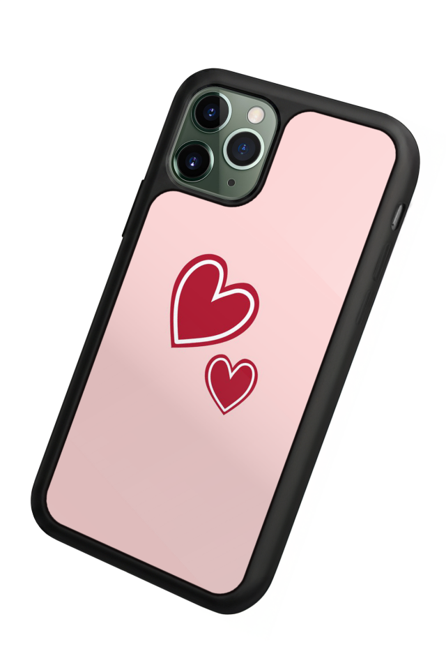 iPhone 11 Pro Uyumlu Kalp Love Tasarımlı Glossy Premium Kılıf