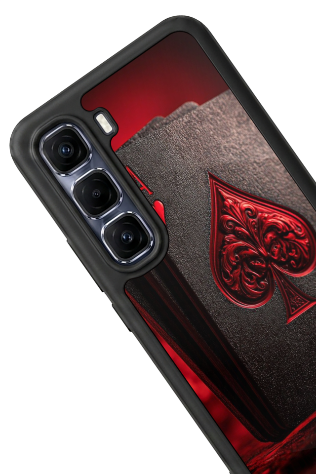 Infinix Hot 60 Pro Plus Uyumlu Kart Tasarımlı Glossy Premium Kılıf