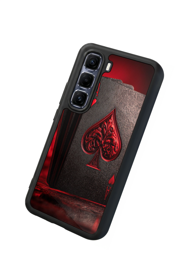 Infinix Hot 60 Pro Plus Uyumlu Kart Tasarımlı Glossy Premium Kılıf