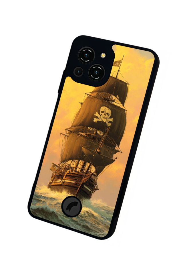 Reeder S23 Pro Max Uyumlu Korsan Tasarımlı Glossy Premium Kılıf