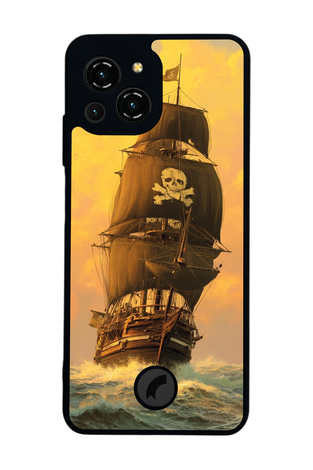 Reeder S23 Pro Max Uyumlu Korsan Tasarımlı Glossy Premium Kılıf