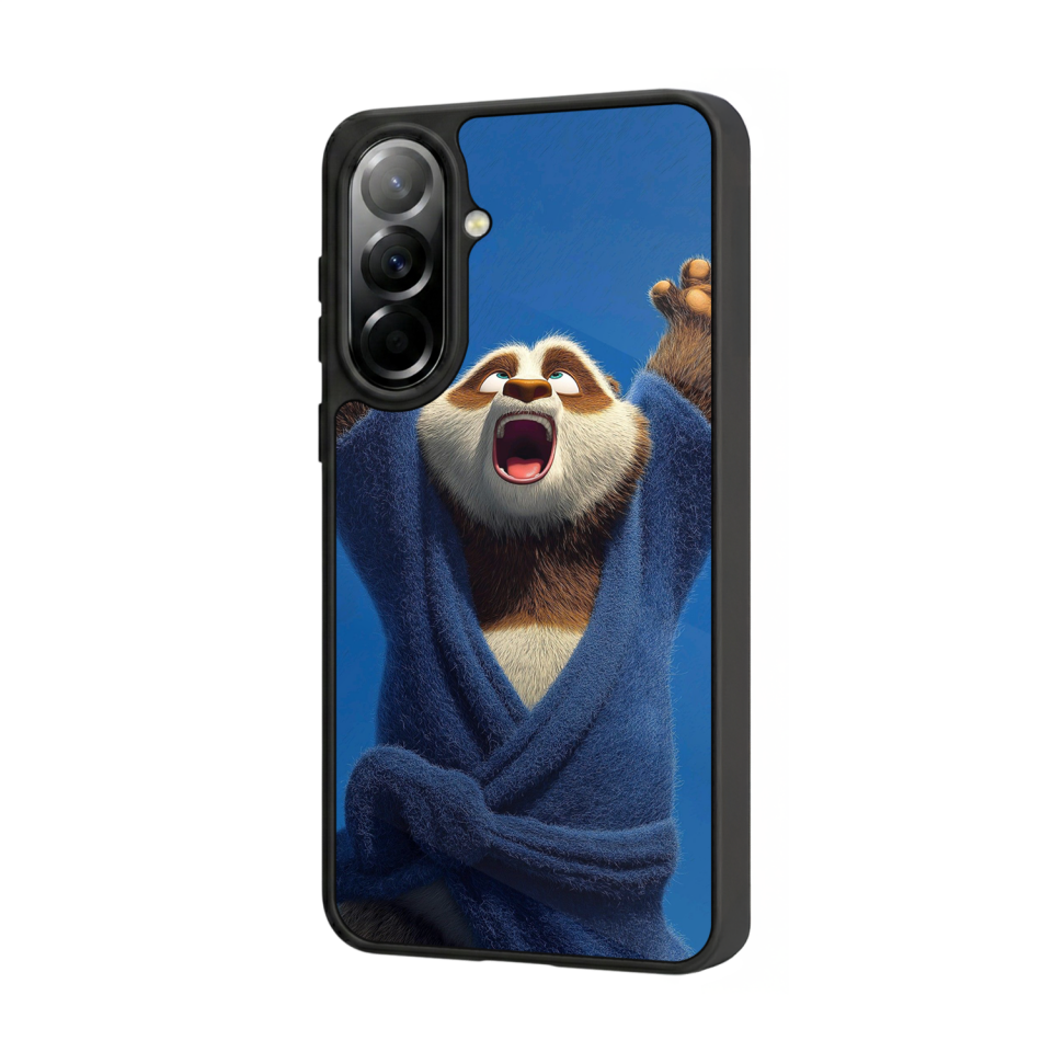 Samsung Galaxy A57 Uyumlu Kung Fu Panda Tasarımlı Glossy Premium Kılıf