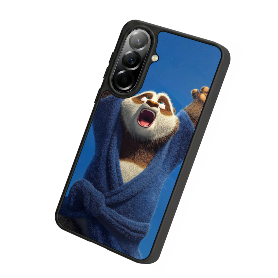 Samsung Galaxy A57 Uyumlu Kung Fu Panda Tasarımlı Glossy Premium Kılıf