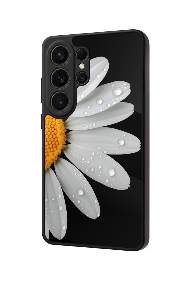 Samsung Galaxy S26 Ultra Uyumlu Papatya Tasarımlı Glossy Premium Kılıf