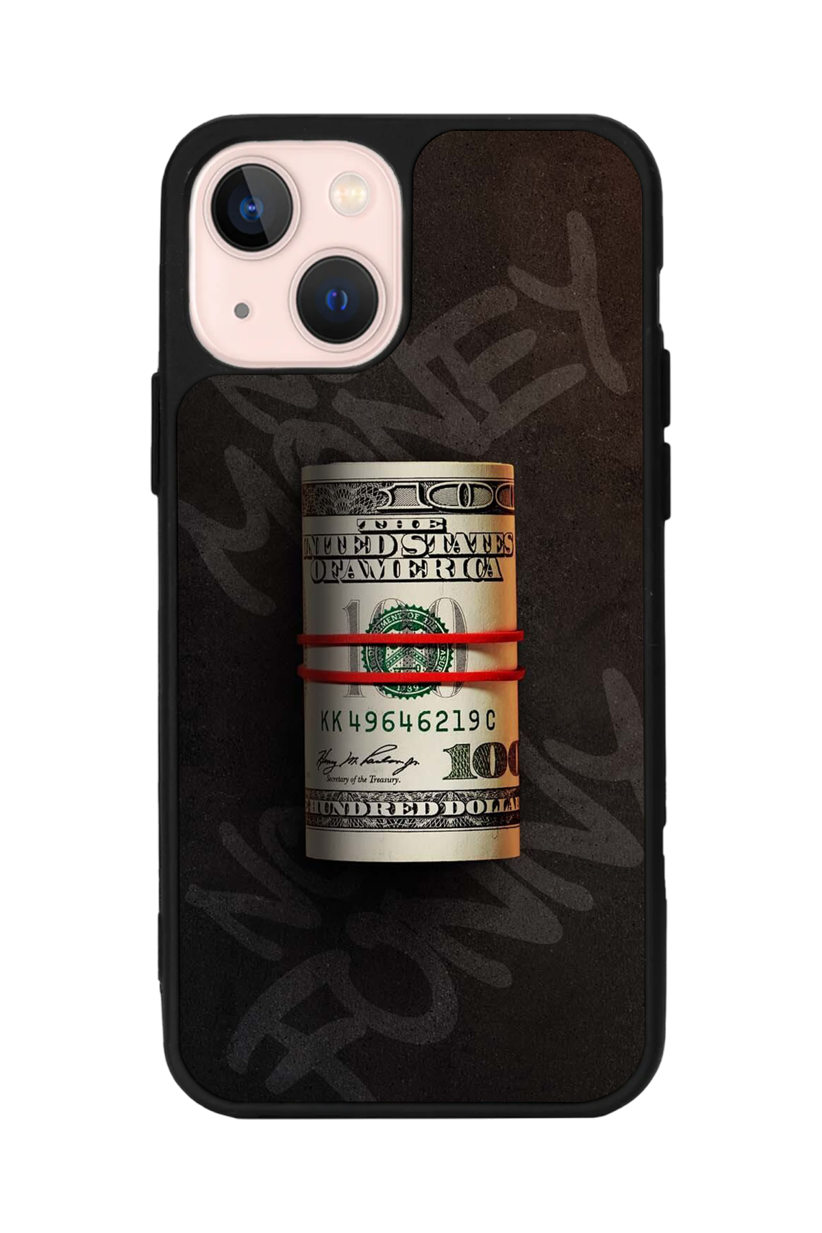iPhone 13/14 Uyumlu Para Tasarımlı Glossy Premium Kılıf