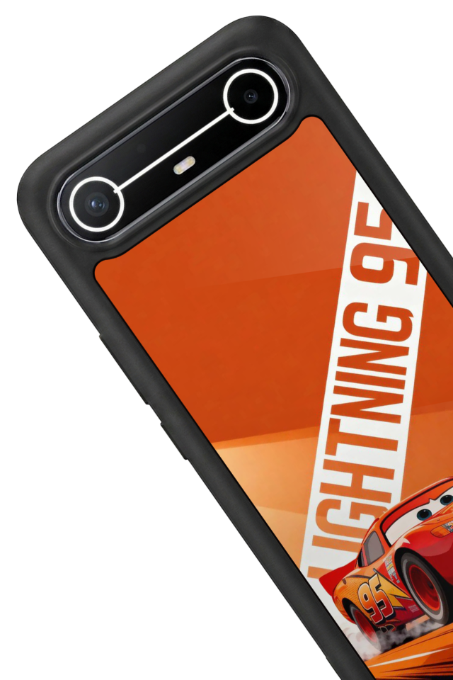 Tecno Spark Slim 5G Uyumlu Şimsek McQueen Tasarımlı Glossy Premium Kılıf