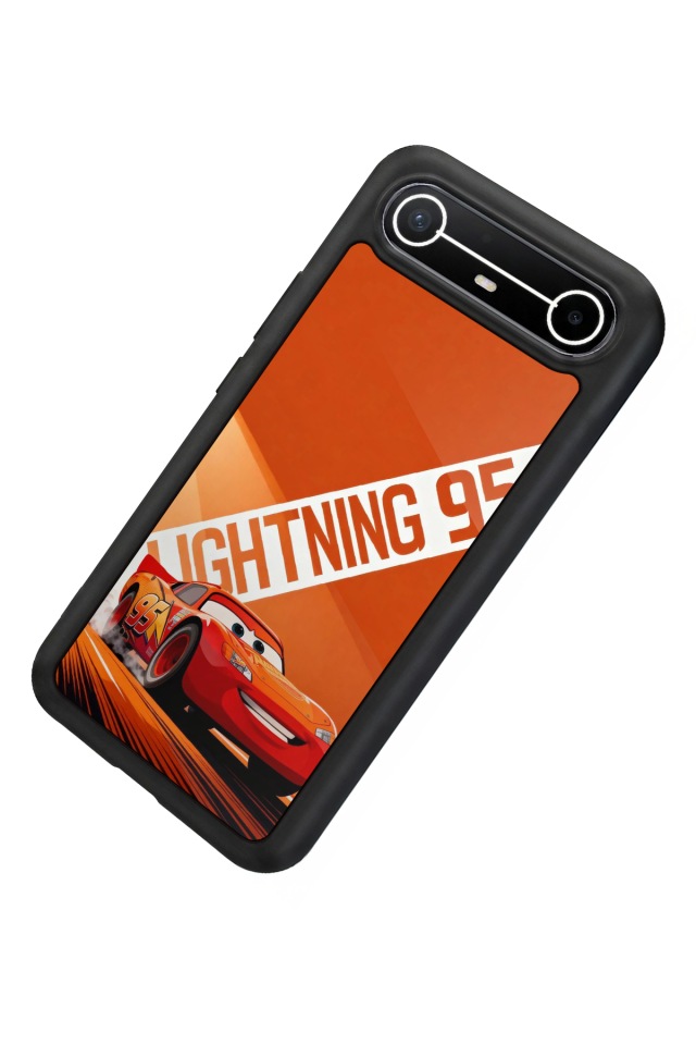 Tecno Spark Slim 5G Uyumlu Şimsek McQueen Tasarımlı Glossy Premium Kılıf