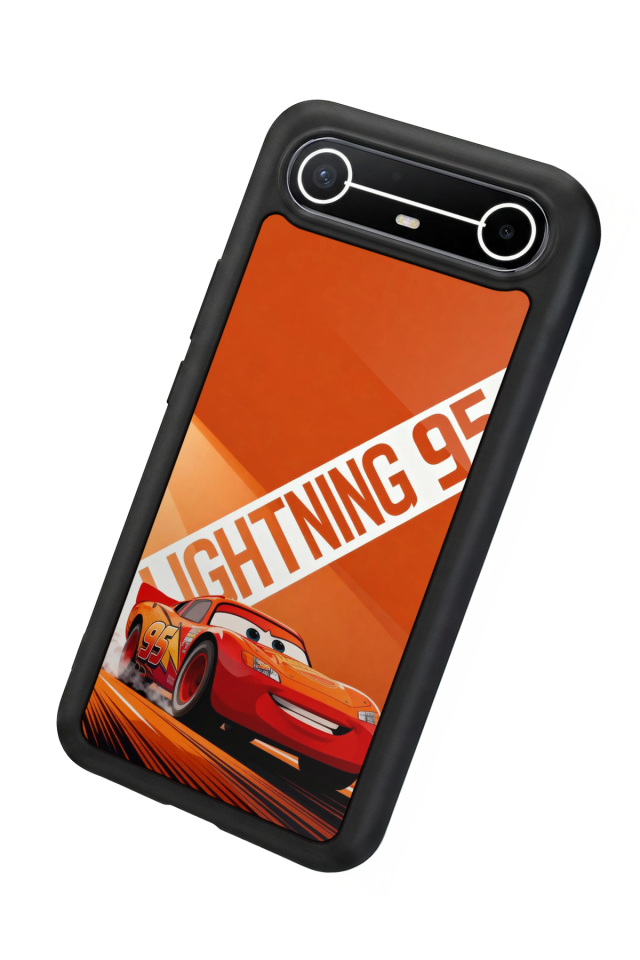 Tecno Spark Slim 5G Uyumlu Şimsek McQueen Tasarımlı Glossy Premium Kılıf