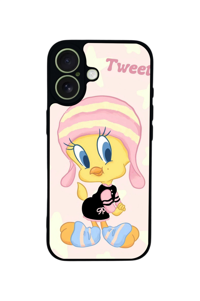 iPhone 17 Uyumlu Tweety Tasarımlı Glossy Premium Kılıf