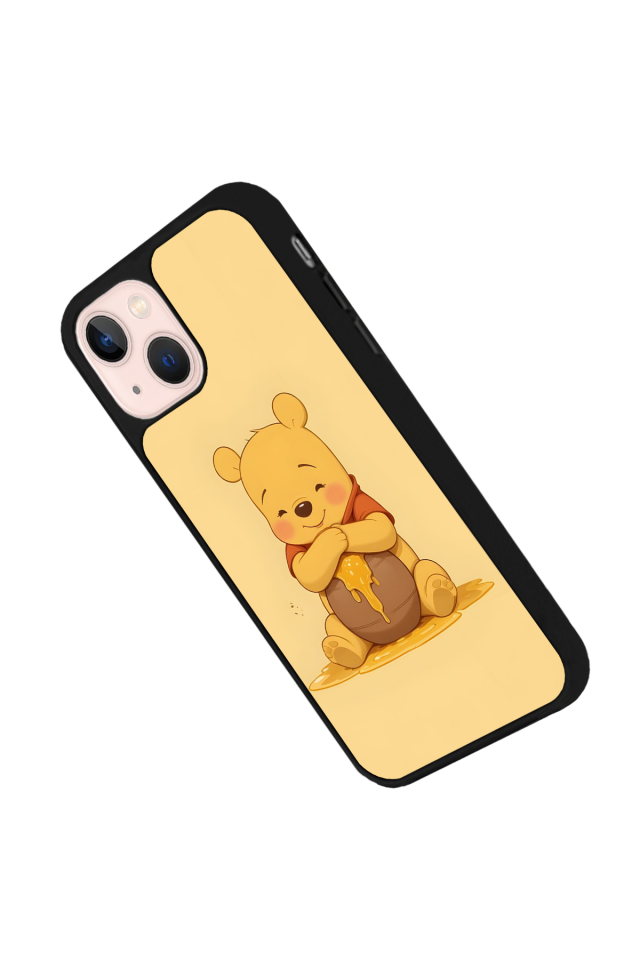 iPhone 13 Mini Uyumlu Winnie Tasarımlı Glossy Premium Kılıf