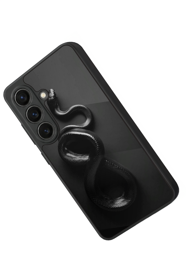 Samsung Galaxy S26 Uyumlu Yılan Tasarımlı Glossy Premium Kılıf