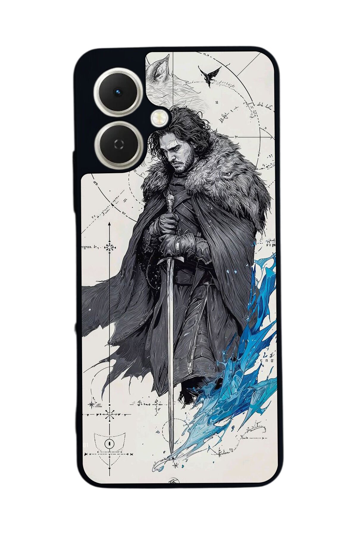 Tecno Spark GO 2 Uyumlu GameOfThrones Tasarımlı Glossy Premium Kılıf