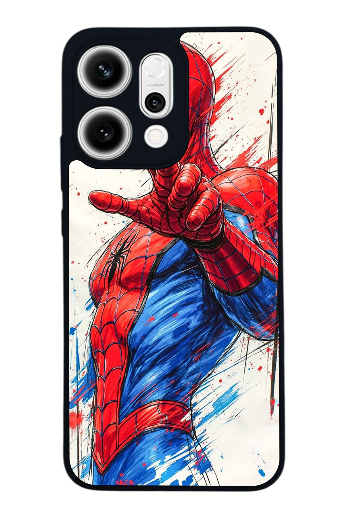 Oppo Reno 14 Uyumlu Spider Man ( Örümcek Adam ) Tasarımlı Glossy Premium Kılıf