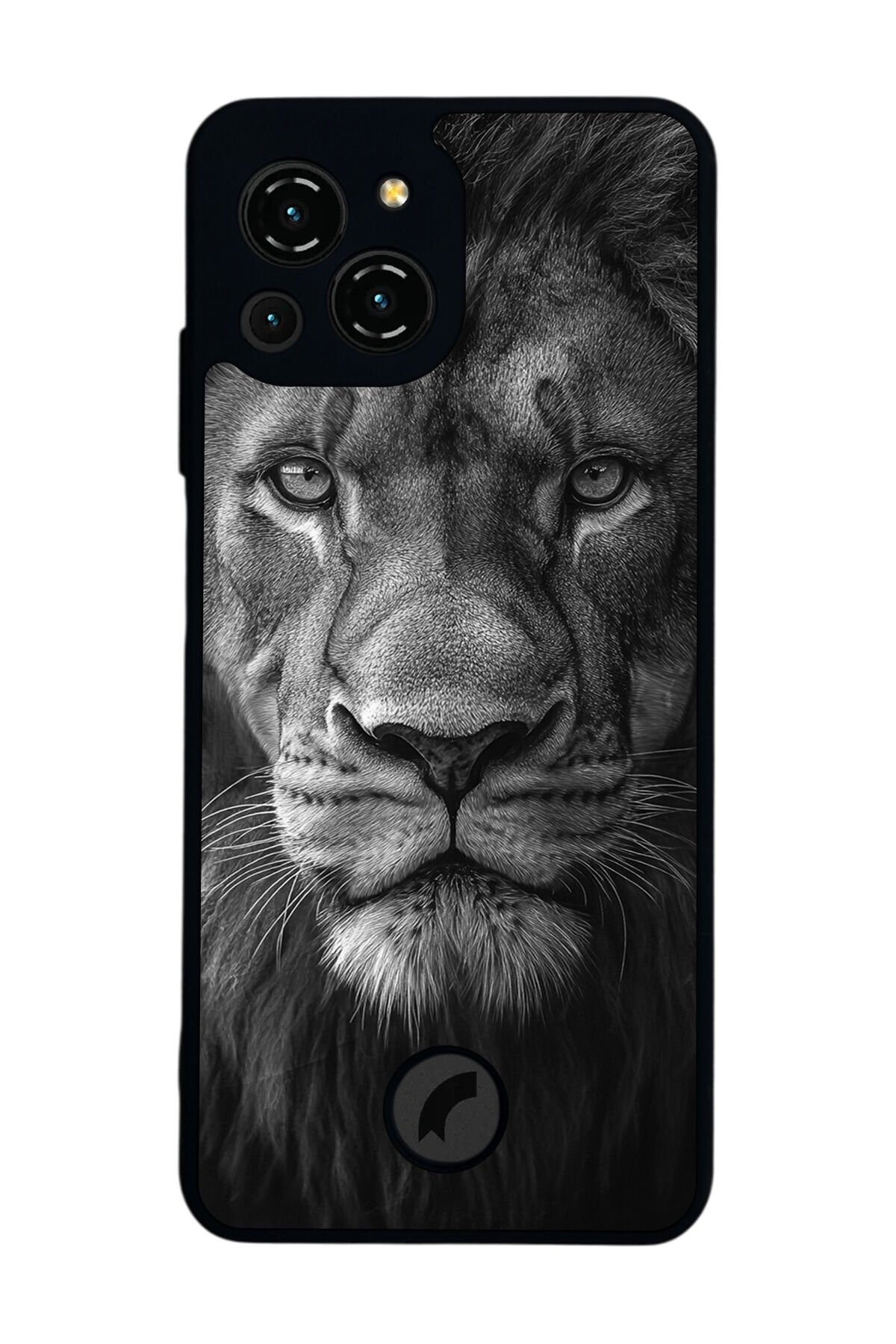 Reeder S23 Pro Max Uyumlu Aslan Tasarımlı Glossy Premium Kılıf