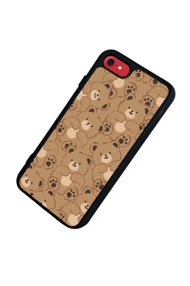 iPhone SE Uyumlu Ayı Tasarımlı Glossy Premium Kılıf