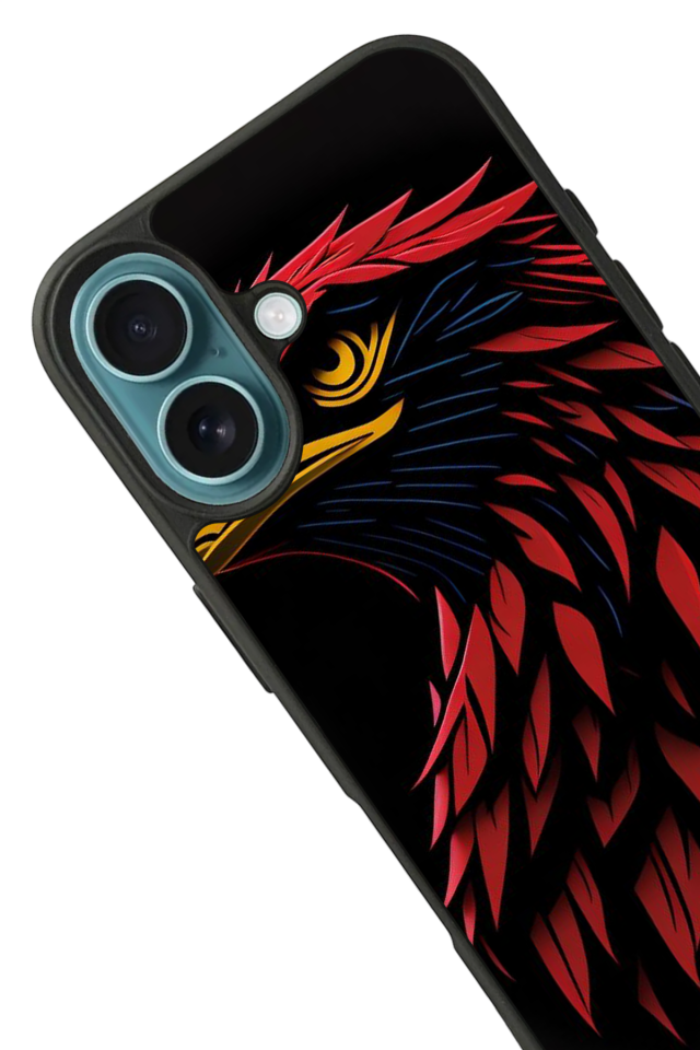 iPhone 16 Plus Uyumlu Besiktas Tasarımlı Glossy Premium Kılıf