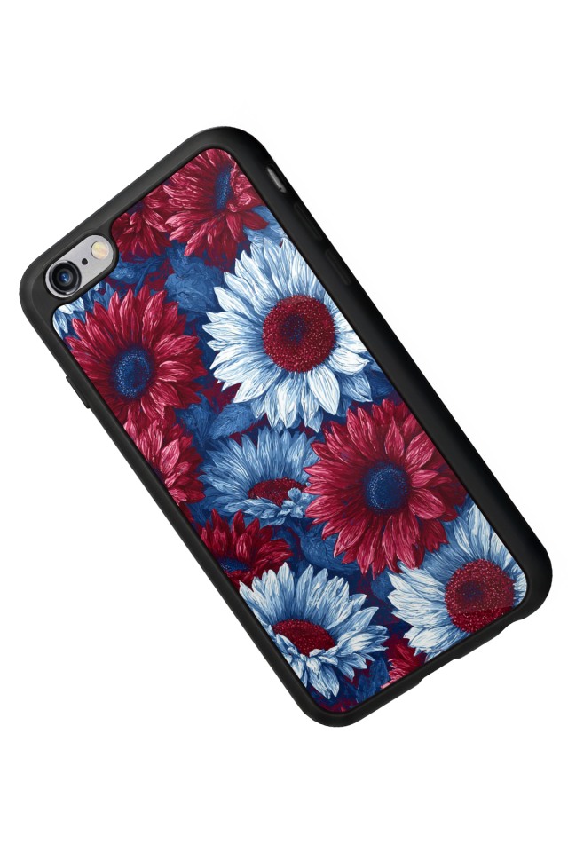 iPhone 6s Plus Uyumlu Cicek Tasarımlı Glossy Premium Kılıf
