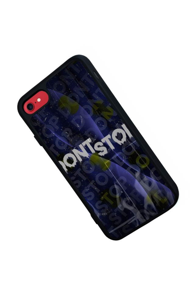iPhone 7 Uyumlu Dont Stop Tasarımlı Glossy Premium Kılıf
