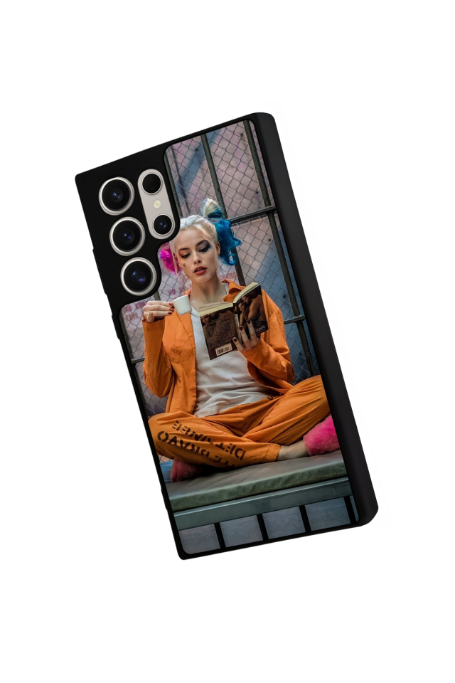 Samsung Galaxy S22 Ultra Uyumlu HarleyQueen Tasarımlı Glossy Premium Kılıf