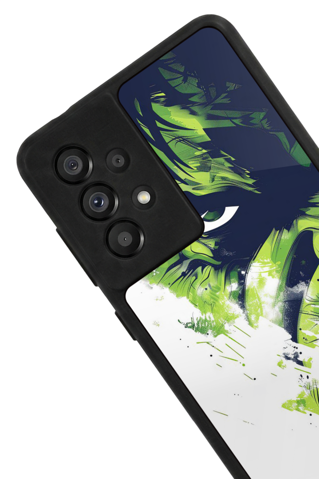 Samsung Galaxy A73 Uyumlu Hulk Tasarımlı Glossy Premium Kılıf
